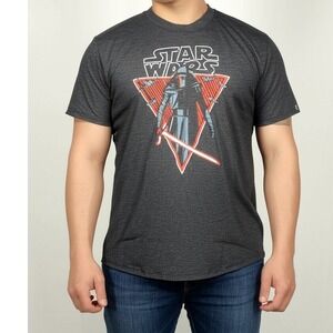 STAR WARS Kylo Ren T-Shirt Movie Saber Graphic Men's 3X Cotton Polyester STRETCH